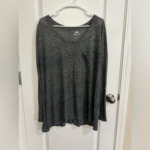 NWOT - Old Navy Boyfriend Long Sleeve Linen Shirt